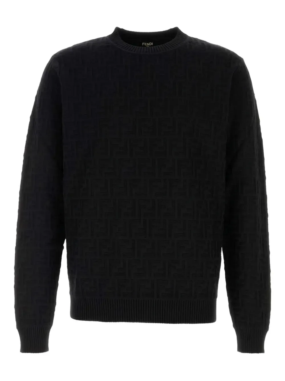 Ff-Pattern Cotton Sweater sold by Wanan Luxury