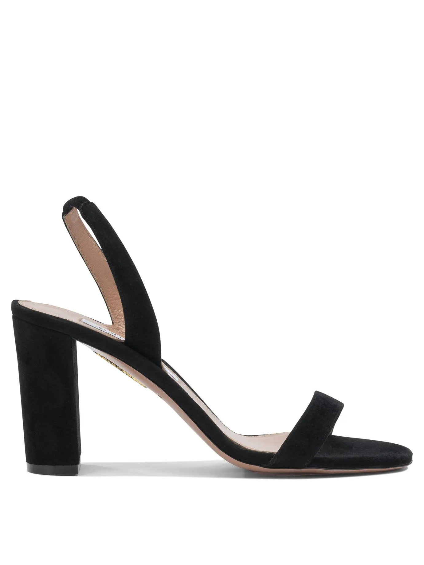 So Nude Block 85mm Sandals Black sold by Wanan Luxury