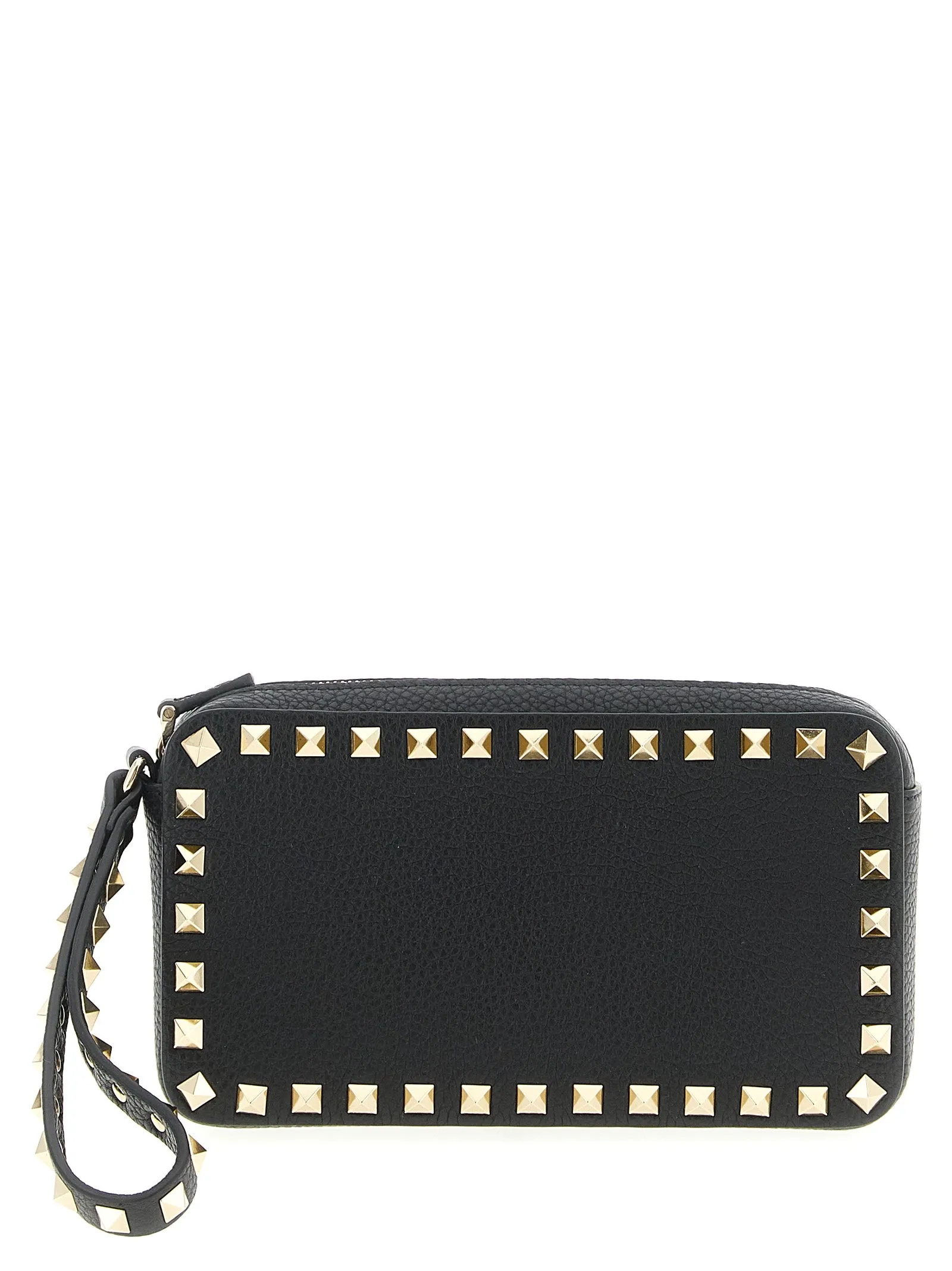 Rockstud Clutch Black sold by Wanan Luxury