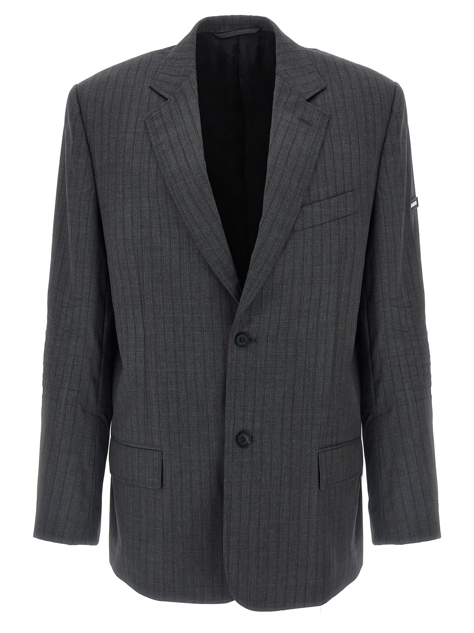 Wool Blazer Gray sold by Wanan Luxury