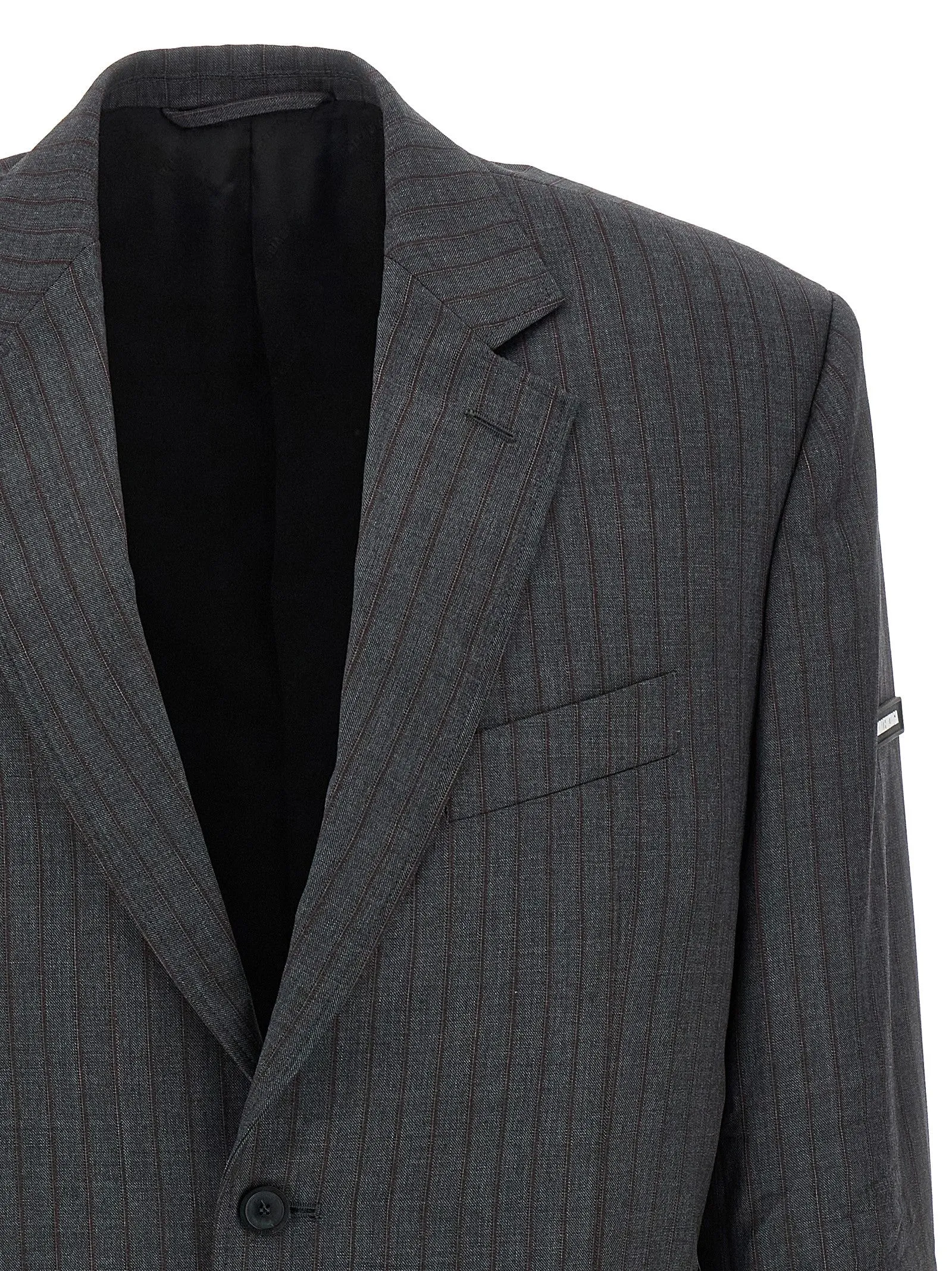 Wool Blazer Gray sold by Wanan Luxury product image thumbnail 3