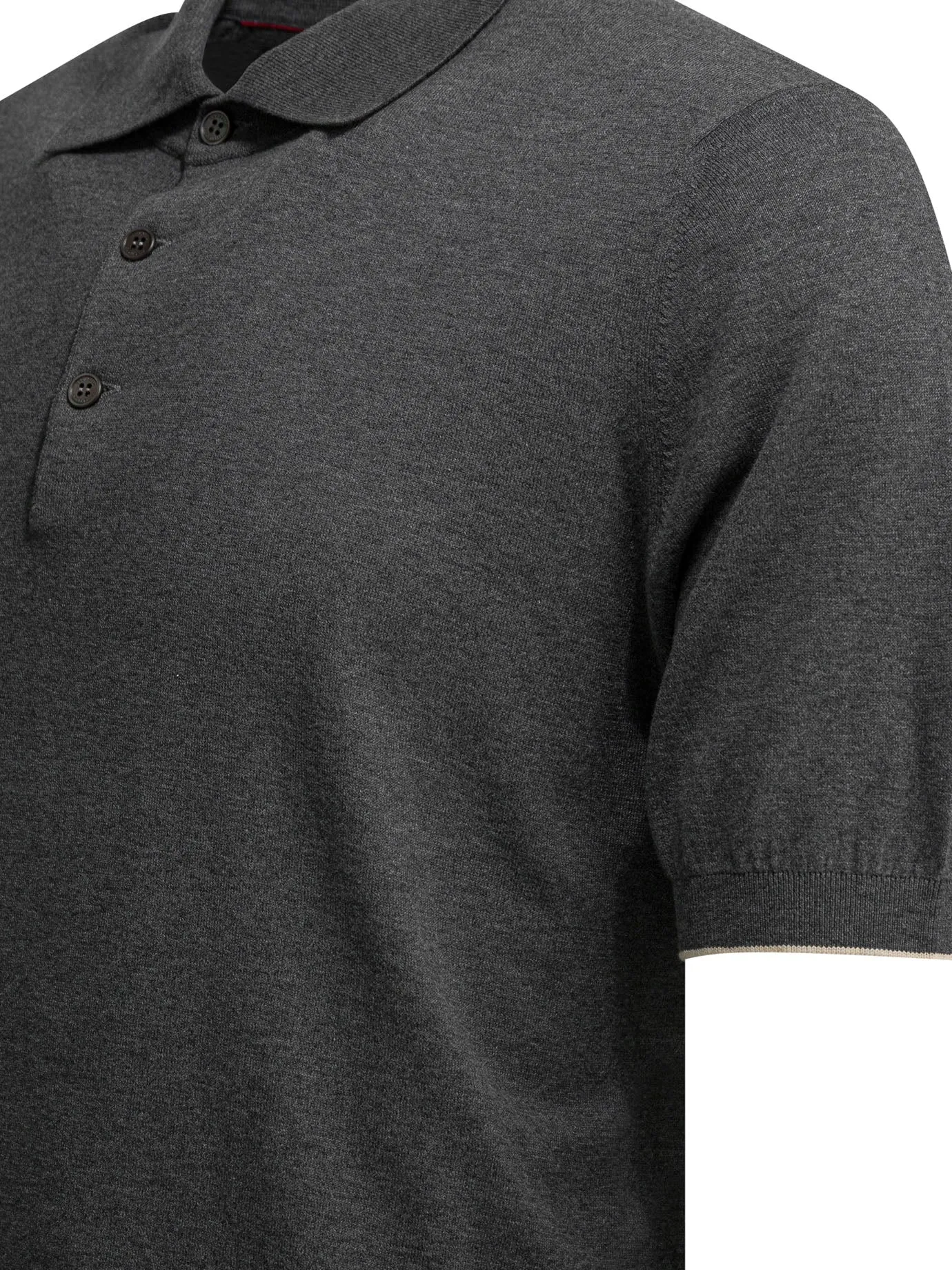Polo Shirt With Buttons Polo Shirts Grey sold by Wanan Luxury product image thumbnail 4