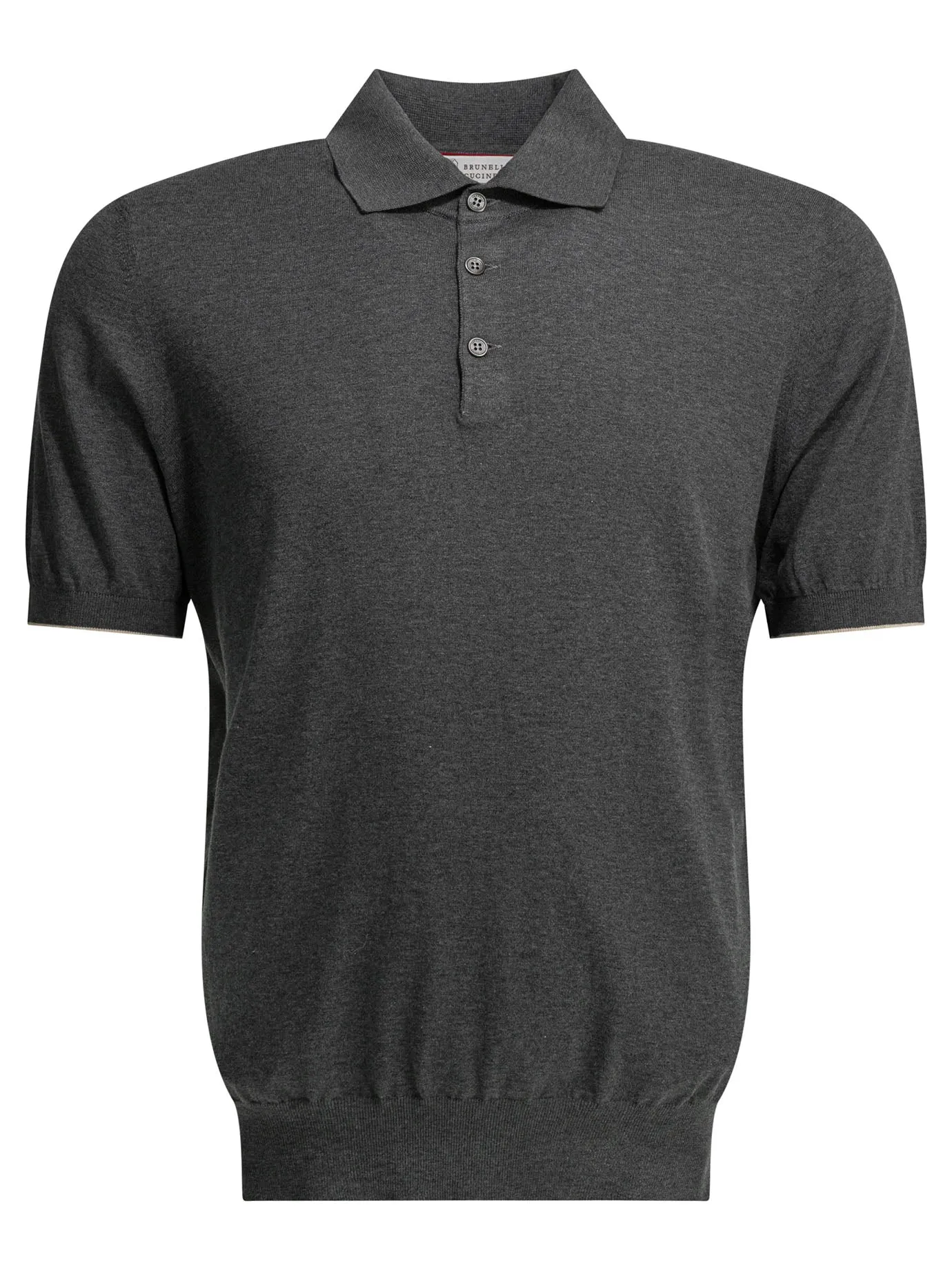 Polo Shirt With Buttons Polo Shirts Grey sold by Wanan Luxury
