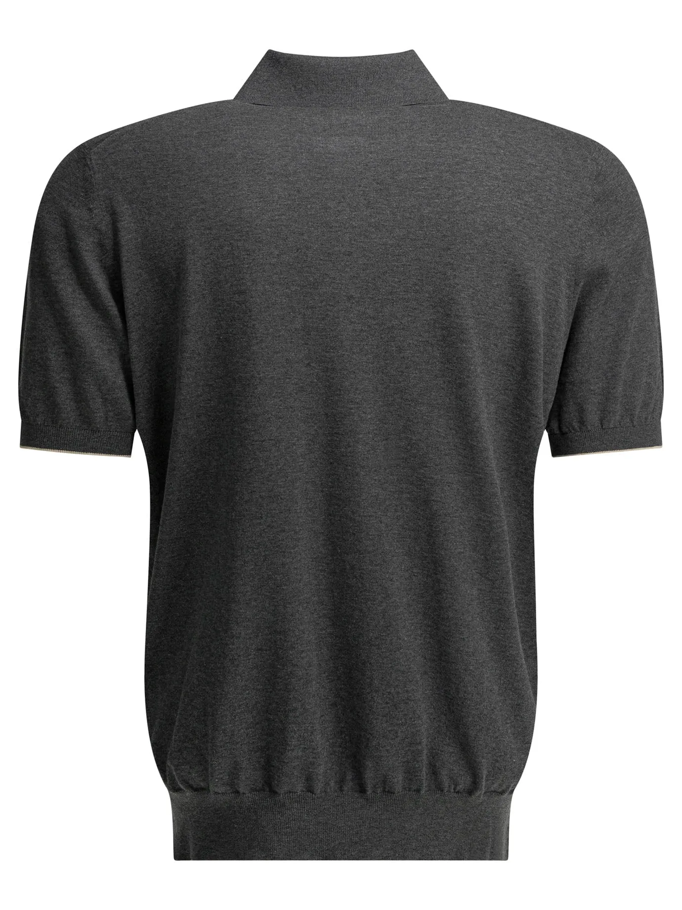 Polo Shirt With Buttons Polo Shirts Grey sold by Wanan Luxury product image thumbnail 2