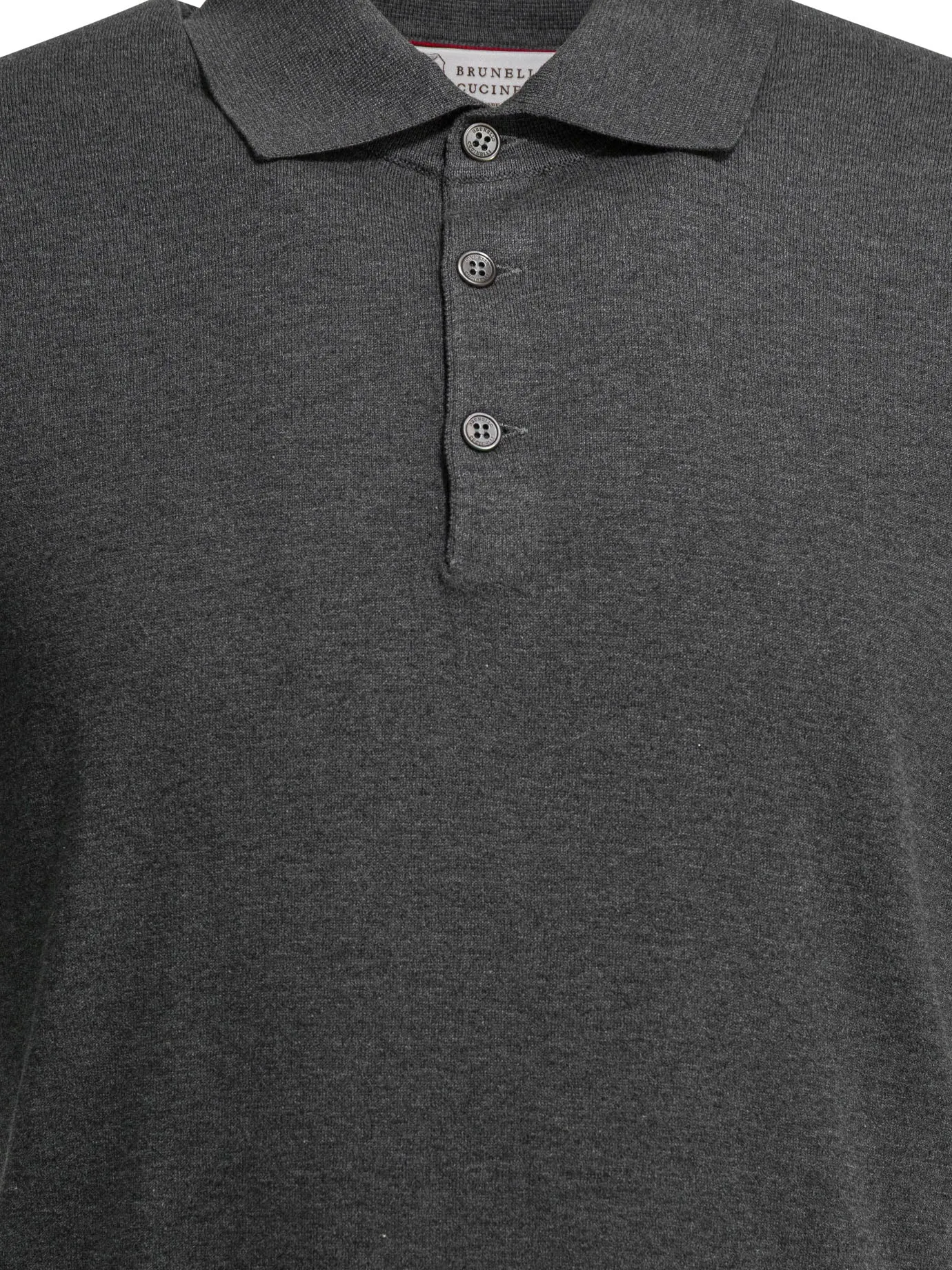 Polo Shirt With Buttons Polo Shirts Grey sold by Wanan Luxury product image thumbnail 3