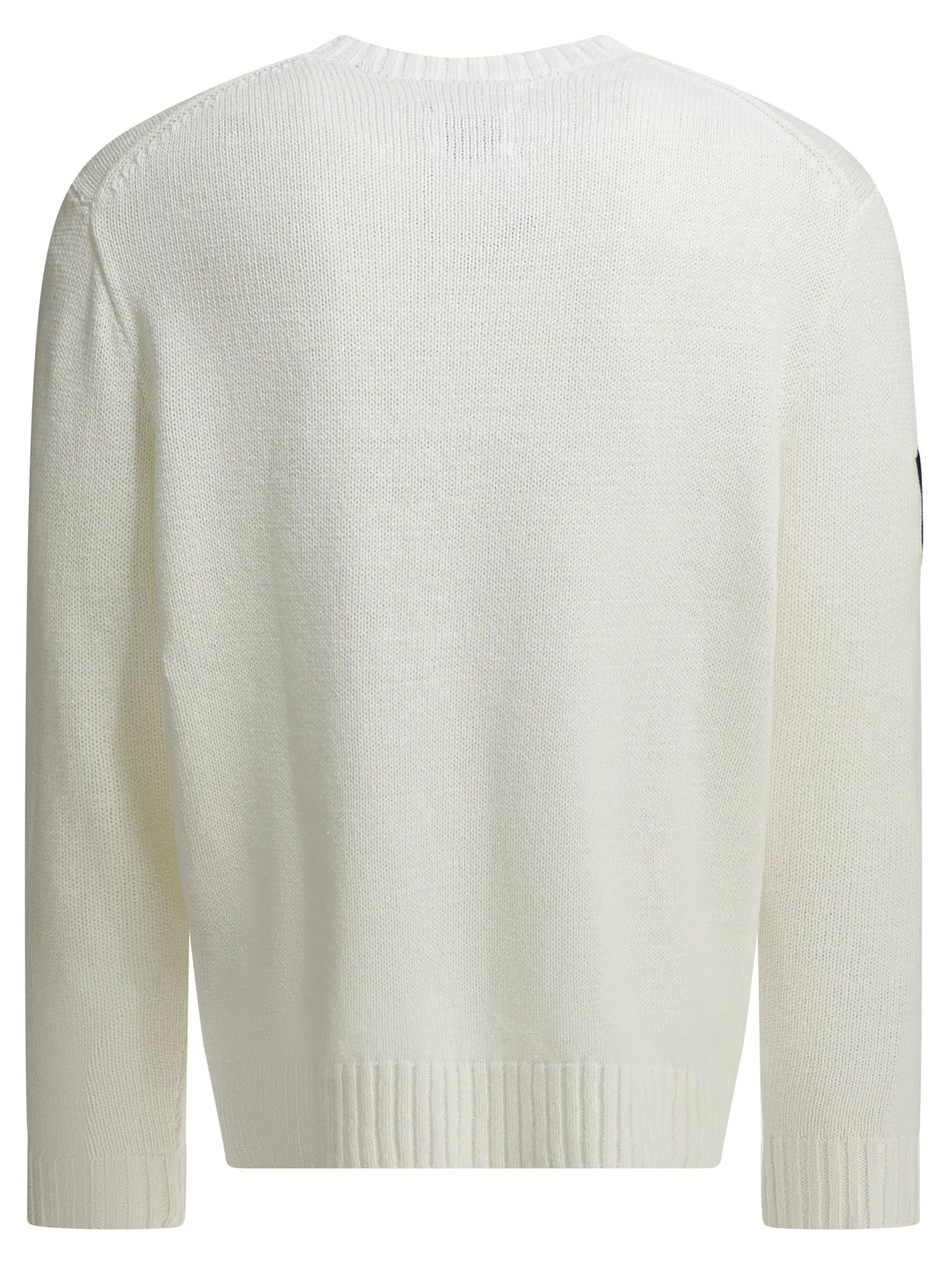 Knitted Crew Neck Sweater Knitwear White sold by Wanan Luxury product image thumbnail 2