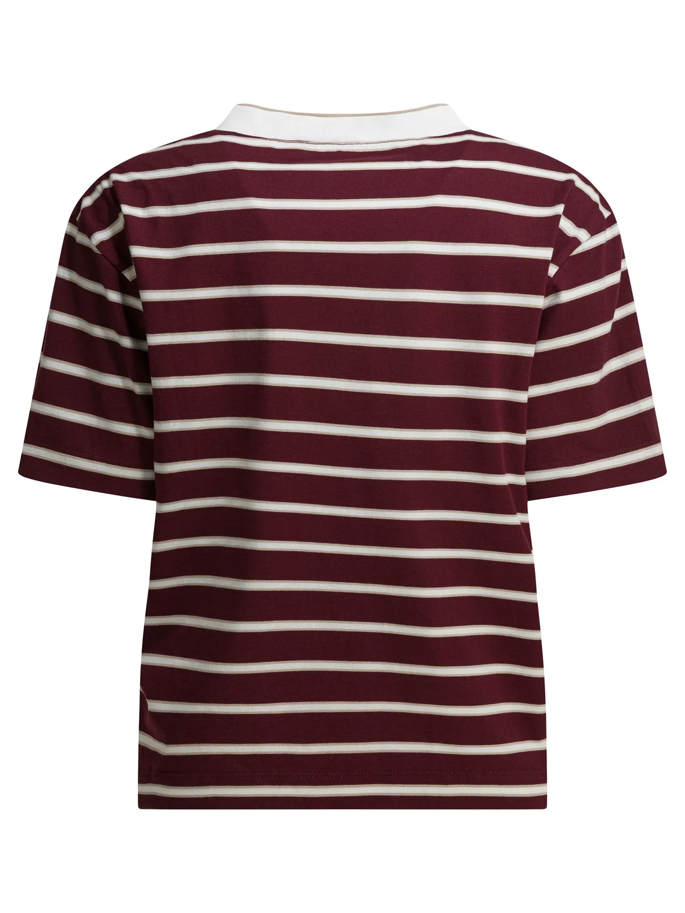 Crew-Neck T-Shirt T-Shirts Bordeaux sold by Wanan Luxury product image thumbnail 2