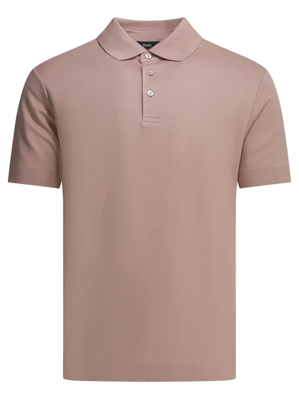Polo Shirt With Buttons Polo Shirts Pink sold by Wanan Luxury