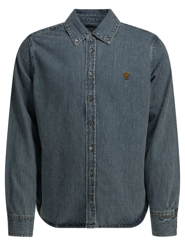 Ami De Coeur Shirts Blue sold by Wanan Luxury