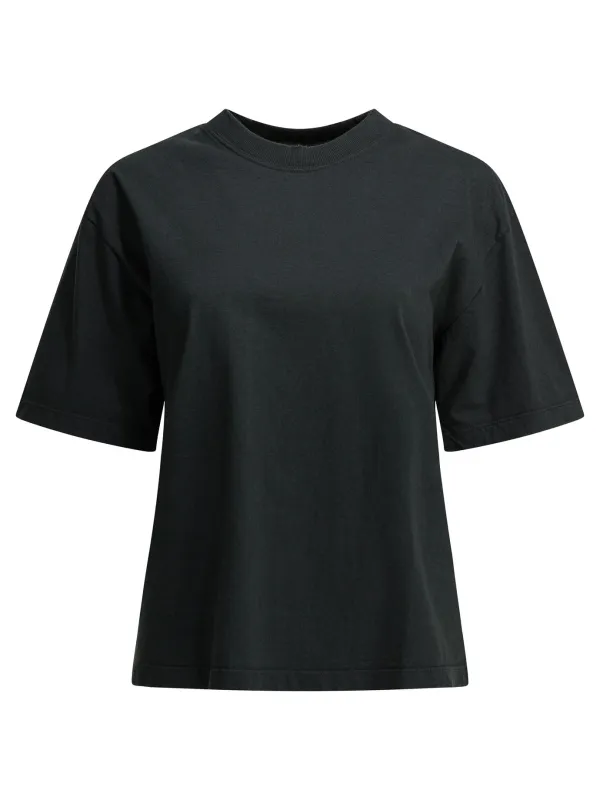 Crew-Neck T-Shirt With Logo T-Shirts Black sold by Wanan Luxury