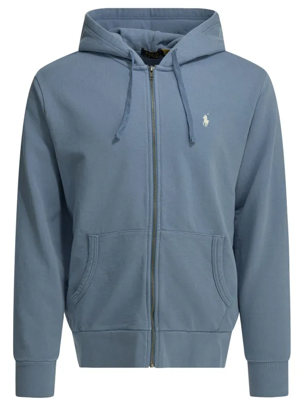 Hoodie With Logo Sweatshirts Light Blue made by Polo by Ralph Lauren