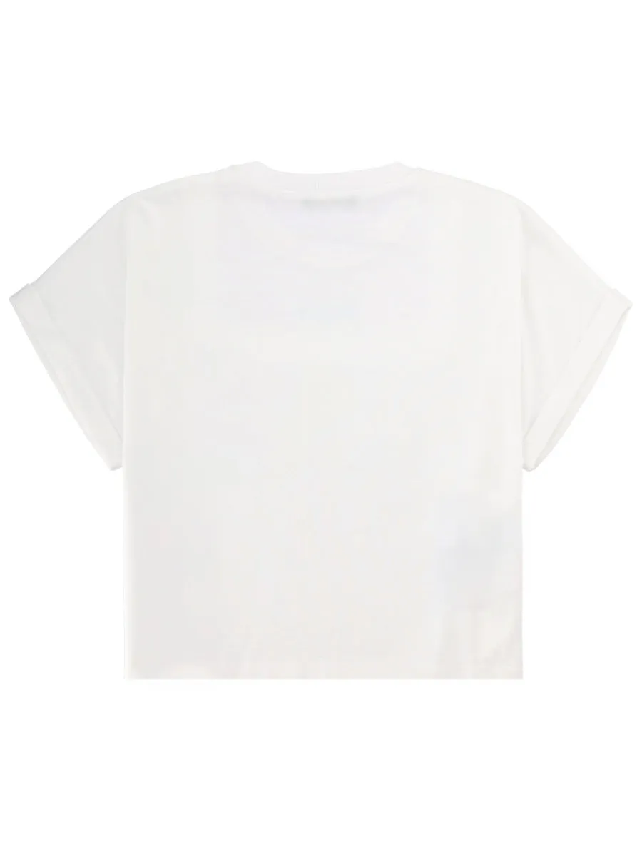 Cropped T-Shirt With Logo sold by Wanan Luxury product image thumbnail 2