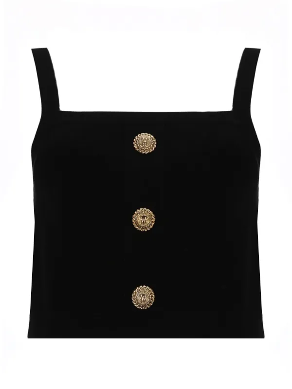 Top With Jewel Buttons sold by Wanan Luxury