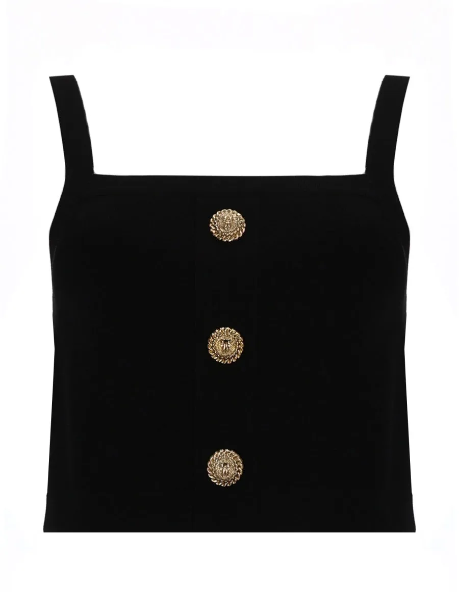 Top With Jewel Buttons sold by Wanan Luxury
