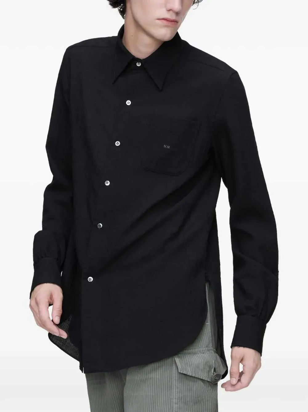 Long-Sleeved Shirt With Pocket sold by Wanan Luxury product image thumbnail 3