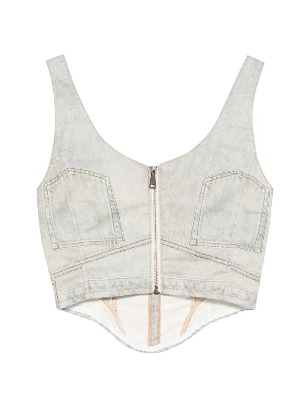 Sleeveless V-Neck Top sold by Wanan Luxury product image thumbnail 2