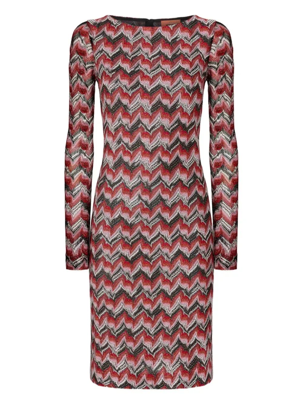 Midi Dress With Chevron Pattern sold by Wanan Luxury