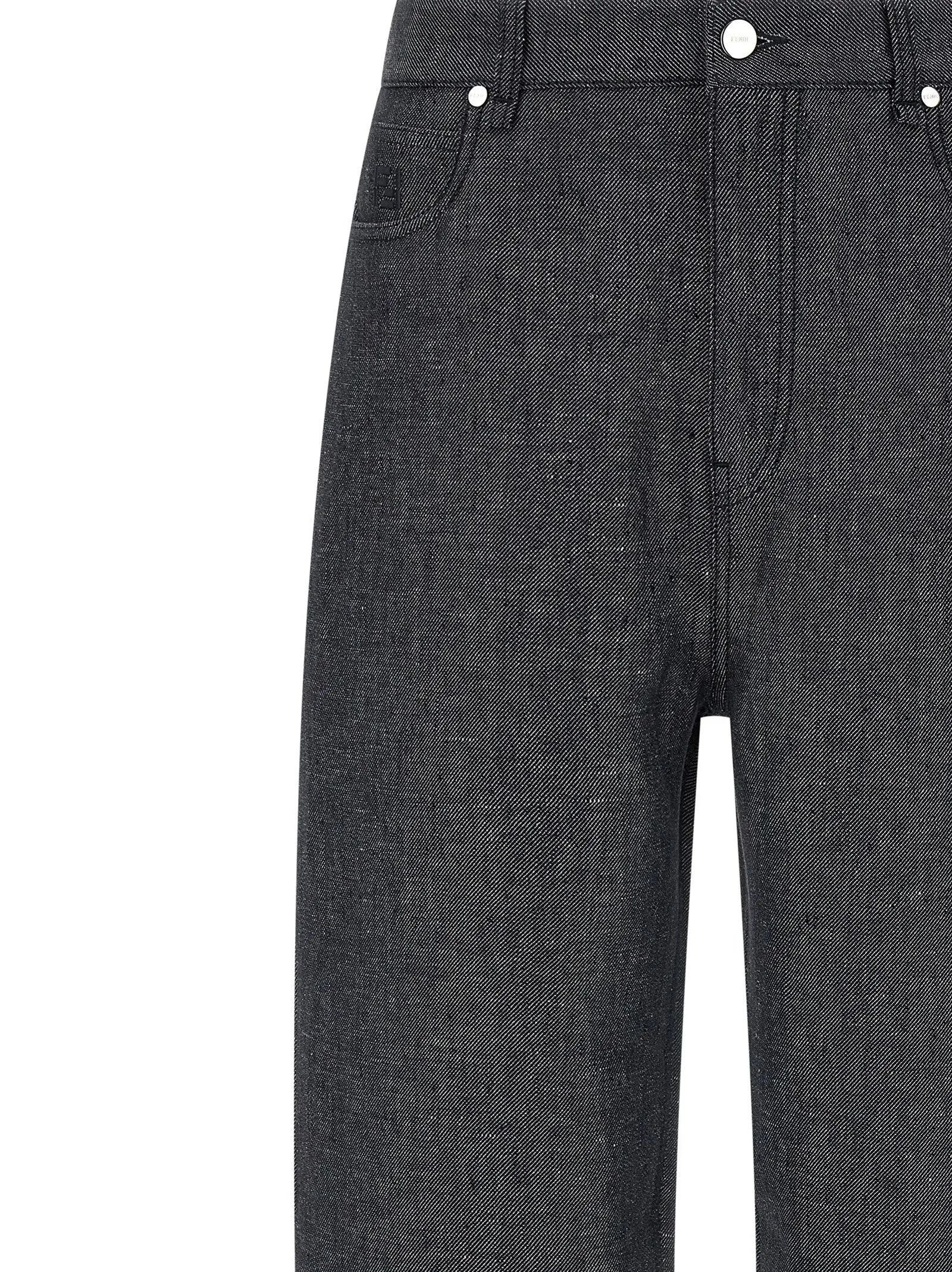 Ff Selleria Jeans Gray sold by Wanan Luxury product image thumbnail 3