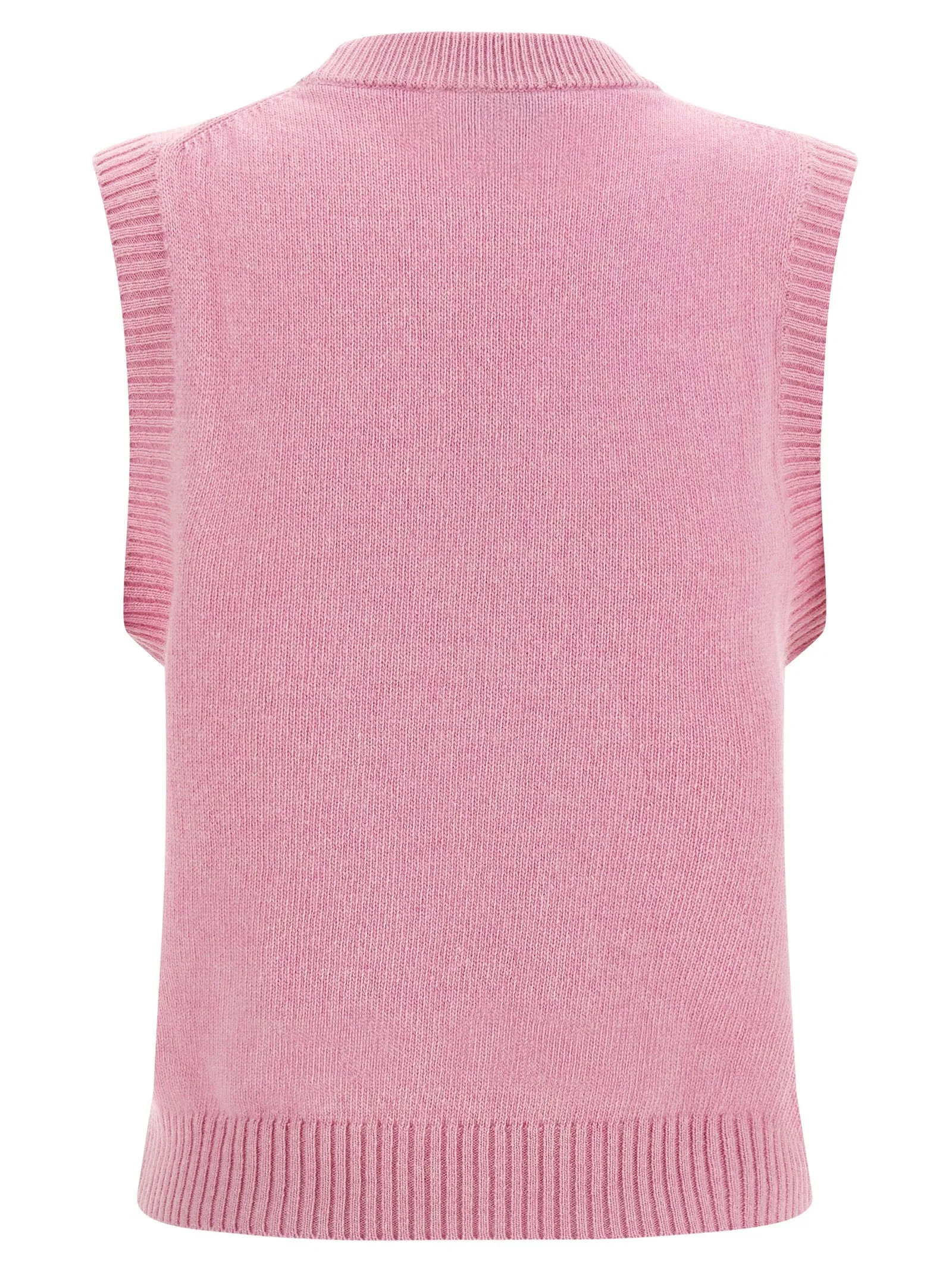 Wool Vest Gilet Pink sold by Wanan Luxury product image thumbnail 2