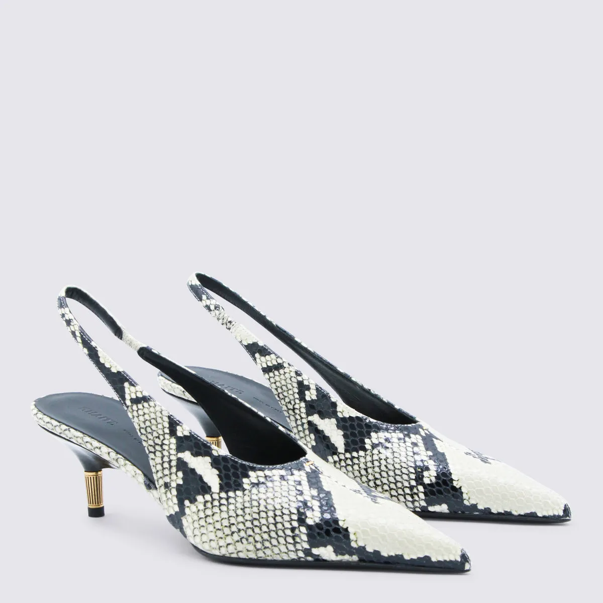 With Heel Black-White sold by Wanan Luxury product image thumbnail 2