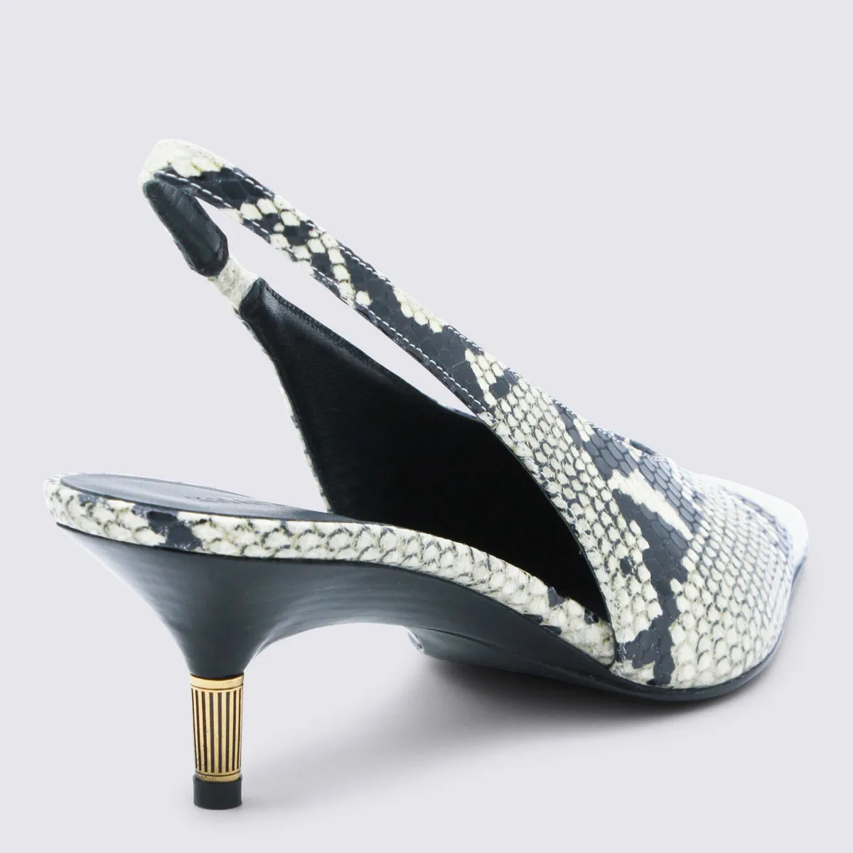 With Heel Black-White sold by Wanan Luxury product image thumbnail 3