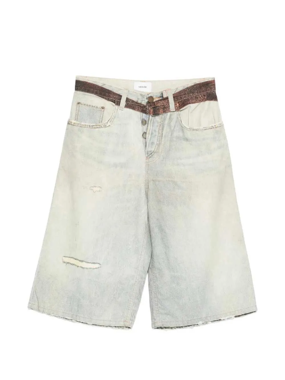 Printed Belted Shorts sold by Wanan Luxury