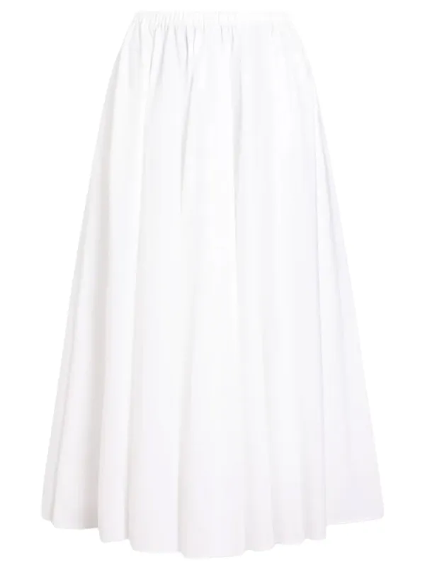 Cotton Midi Skirt sold by Wanan Luxury