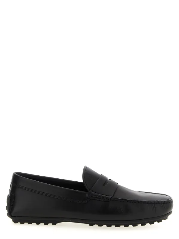 City Gommino Loafers Black sold by Wanan Luxury