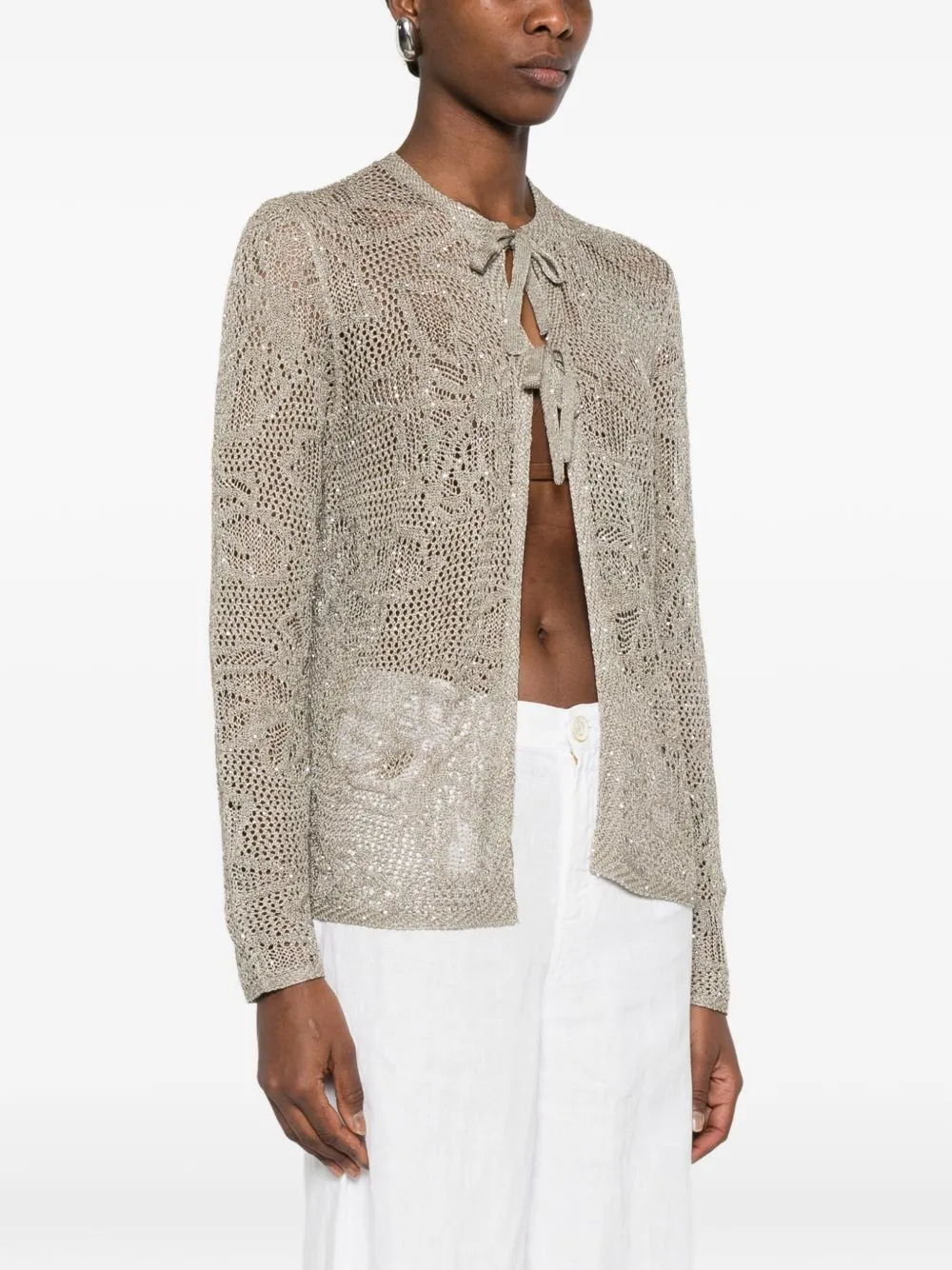 Openwork Cardigan sold by Wanan Luxury product image thumbnail 3