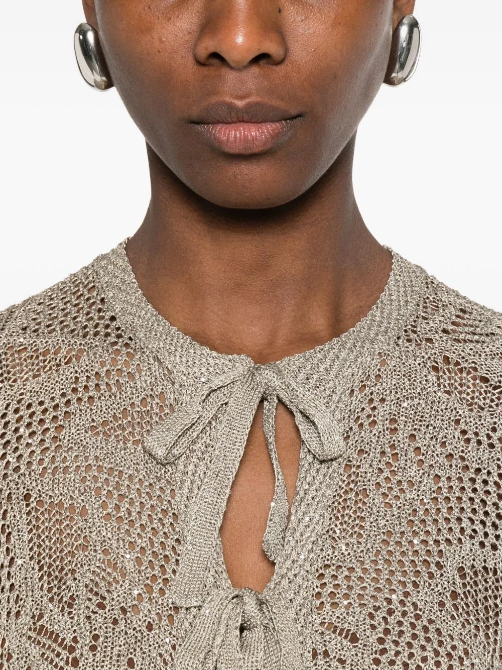 Openwork Cardigan sold by Wanan Luxury product image thumbnail 4