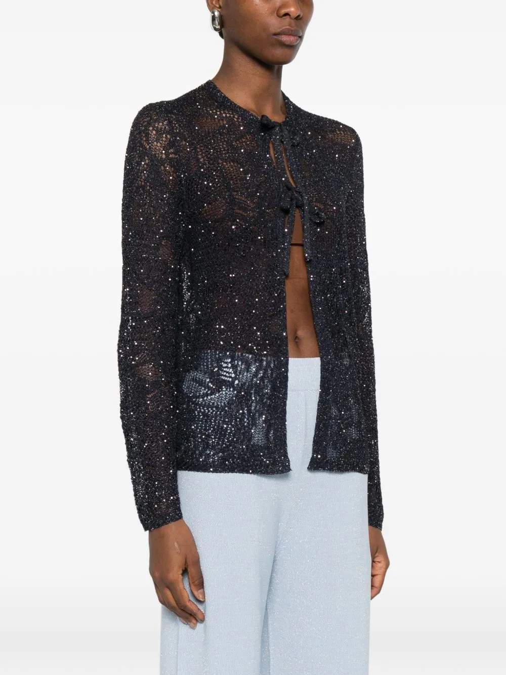 Openknit Cardigan sold by Wanan Luxury product image thumbnail 3