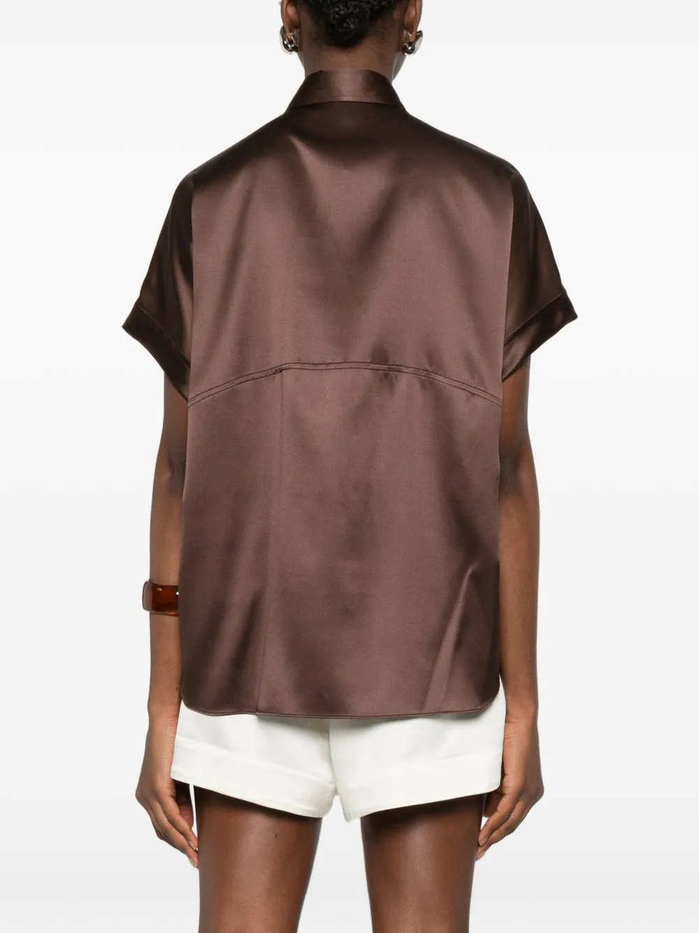 Silk Shirt sold by Wanan Luxury product image thumbnail 4