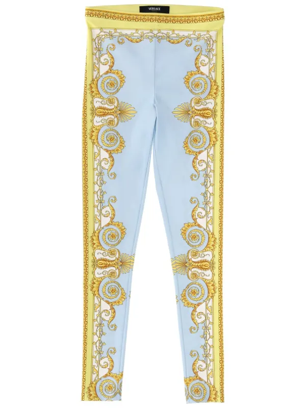 Leggings With "Baroque" Print sold by Wanan Luxury