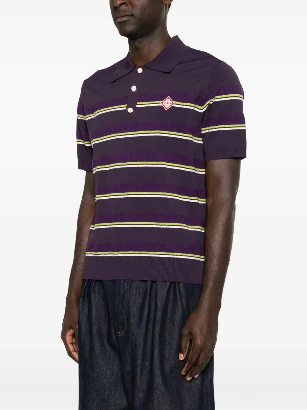 Striped Polo sold by Wanan Luxury product image thumbnail 3