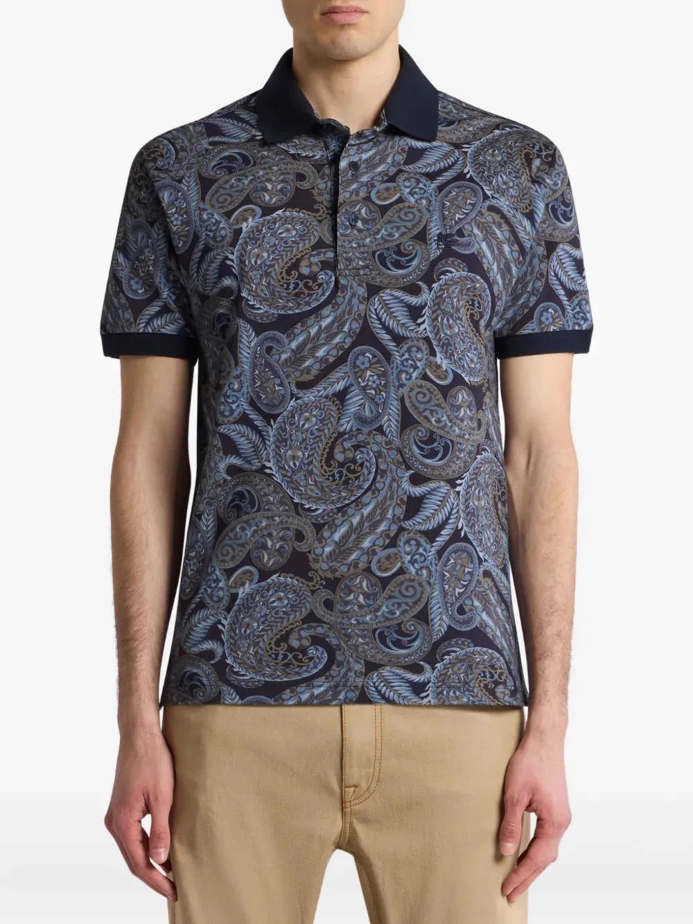 Paisley Print Polo sold by Wanan Luxury product image thumbnail 2