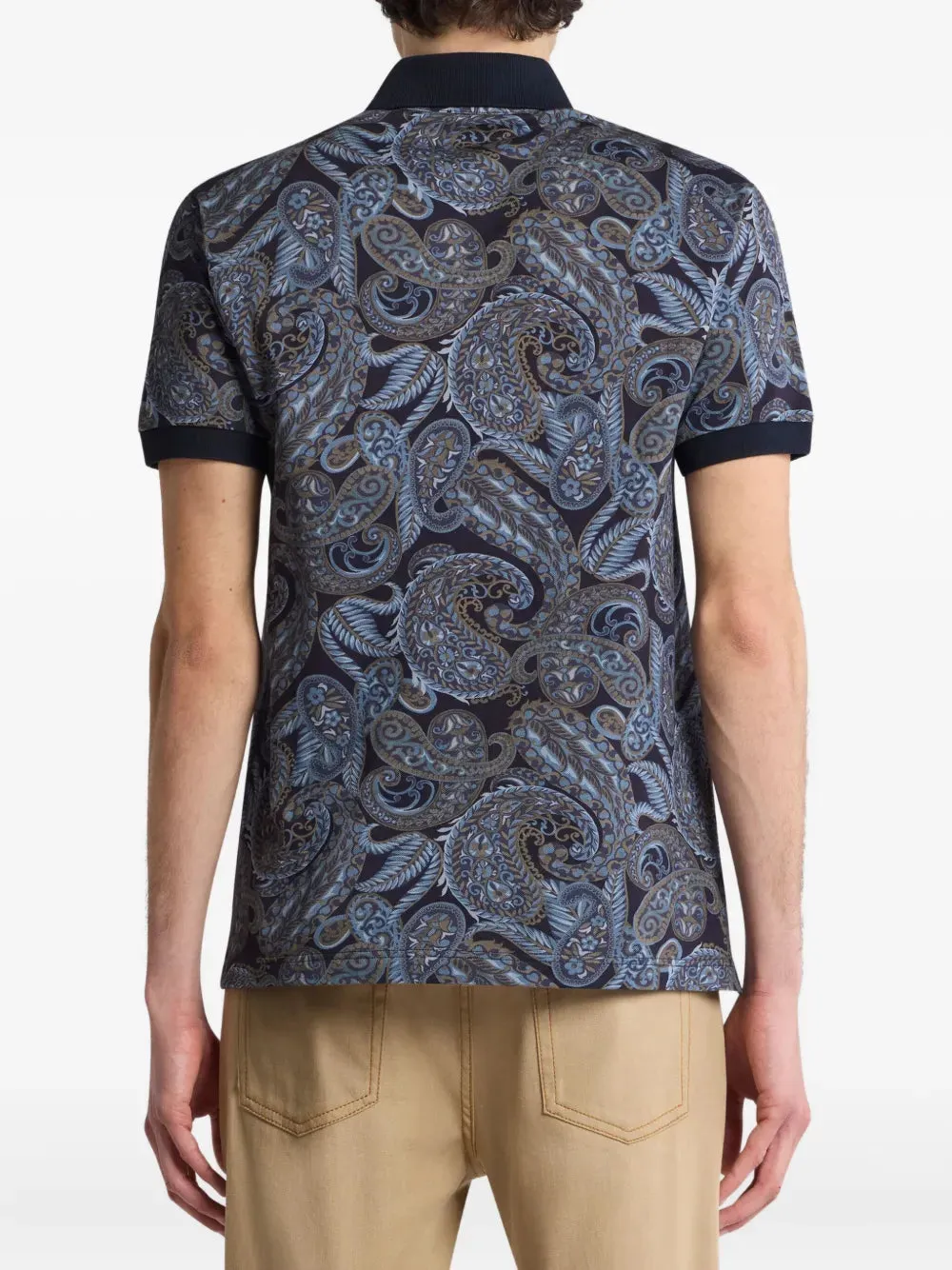 Paisley Print Polo sold by Wanan Luxury product image thumbnail 3