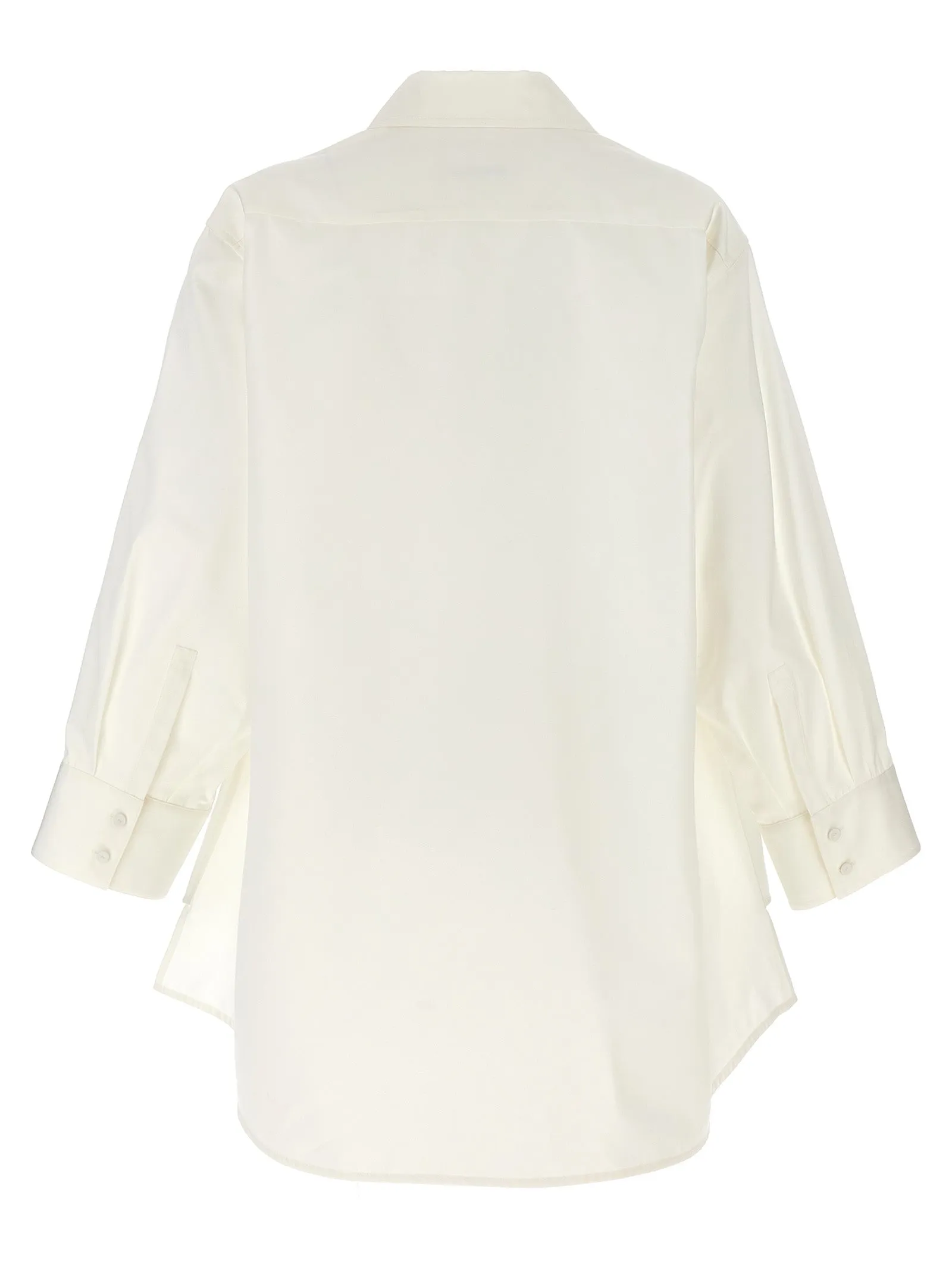 Cut-Out Armhole Shirt Shirt And Blouse White sold by Wanan Luxury product image thumbnail 2