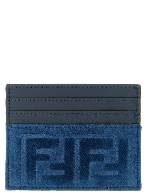 Ff Denim Card Holder Wallets And Card Holders Blue sold by Wanan Luxury