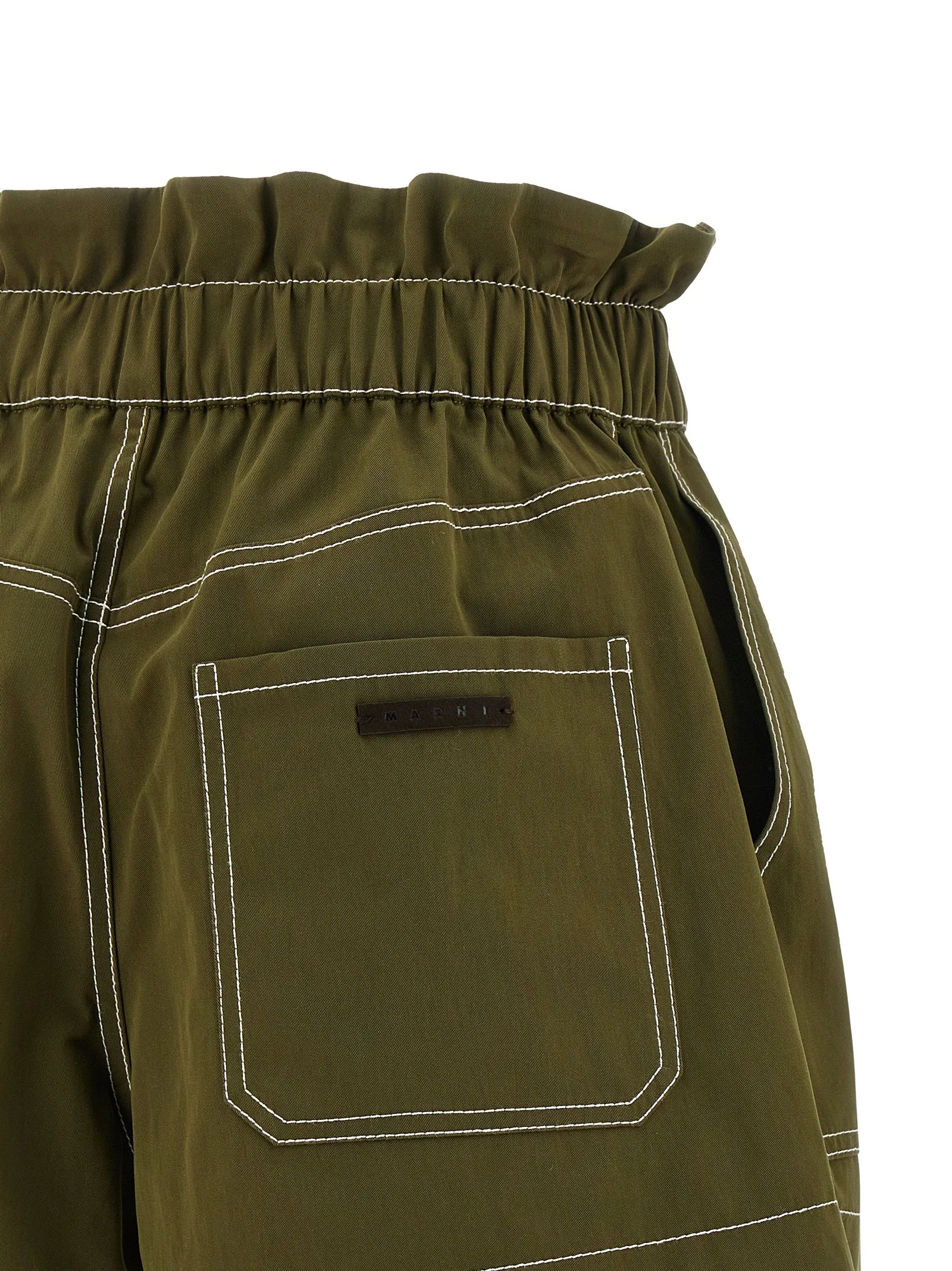 Gabardine Shorts Bermuda And Short Green sold by Wanan Luxury product image thumbnail 4