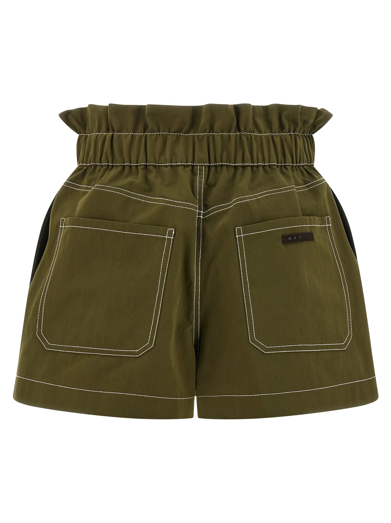Gabardine Shorts Bermuda And Short Green sold by Wanan Luxury product image thumbnail 2
