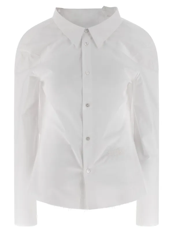 Numeric Signature Mm6 Shirt And Blouse White made by Maison Margiela