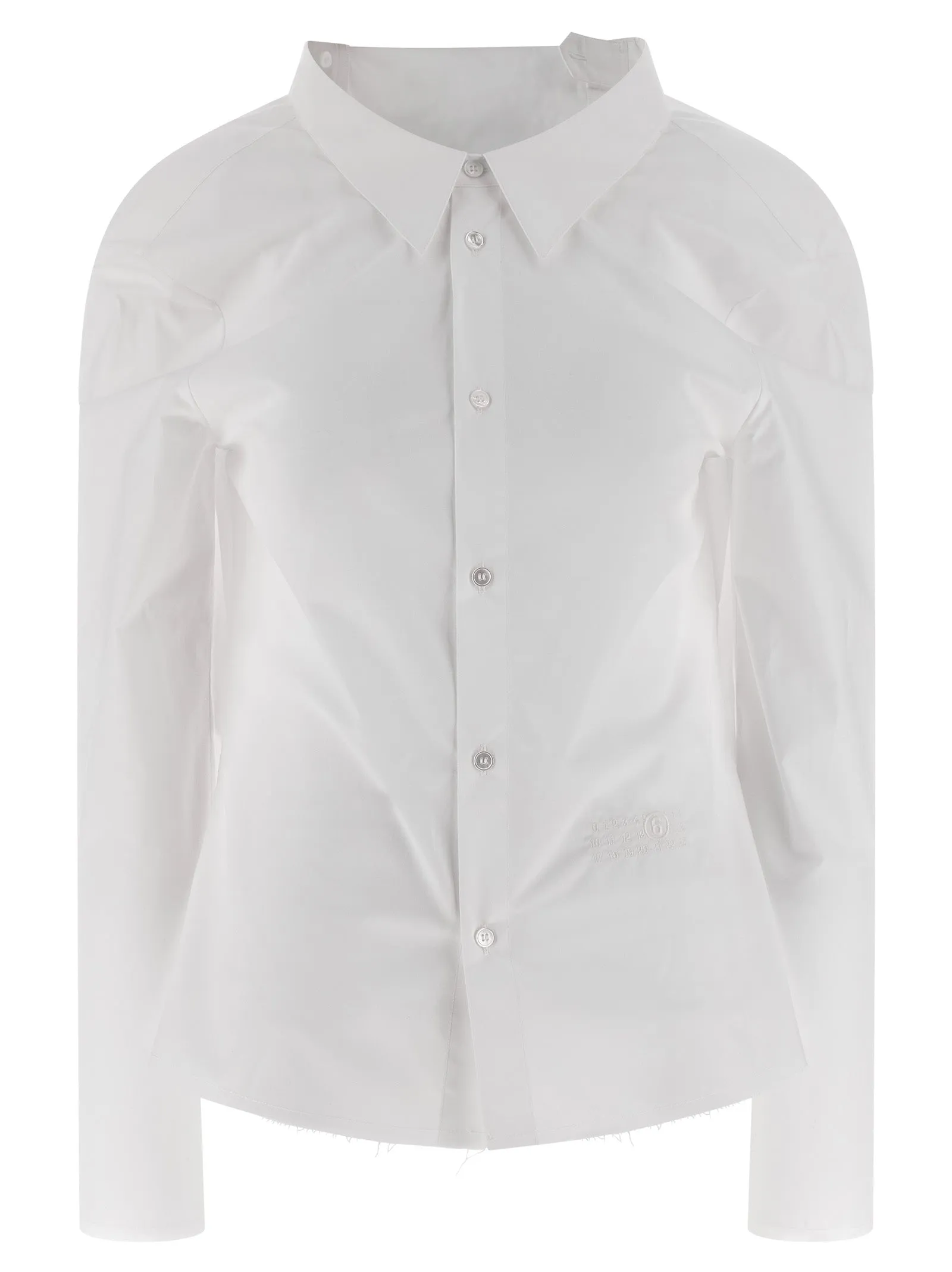 Numeric Signature Mm6 Shirt And Blouse White sold by Wanan Luxury