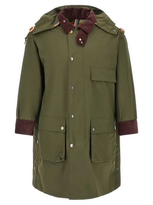 Waterproof Parka Paul Smith Loves Barbour Puffer Jackets Multicolor sold by Wanan Luxury