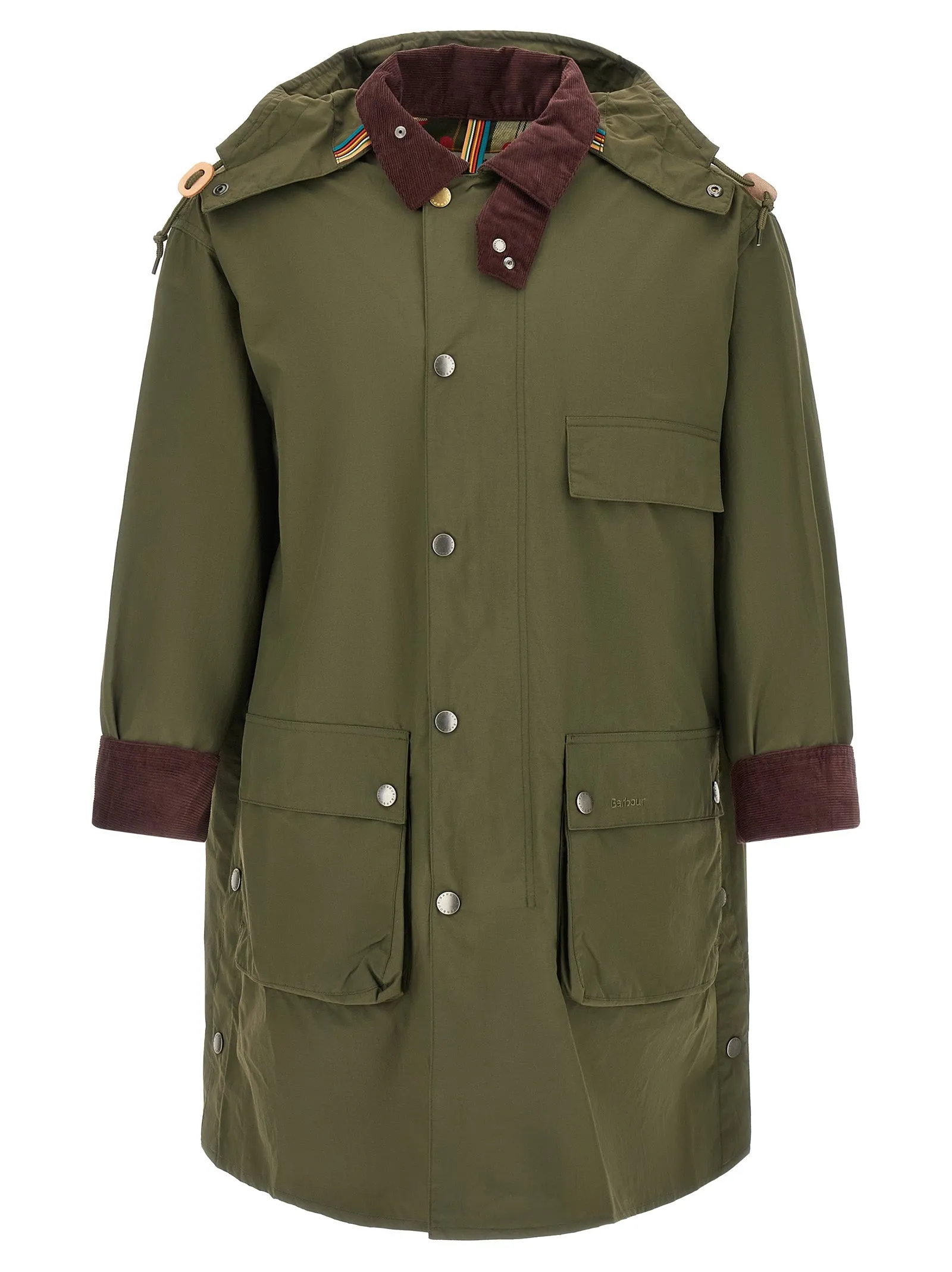 Waterproof Parka Paul Smith Loves Barbour Puffer Jackets Multicolor sold by Wanan Luxury