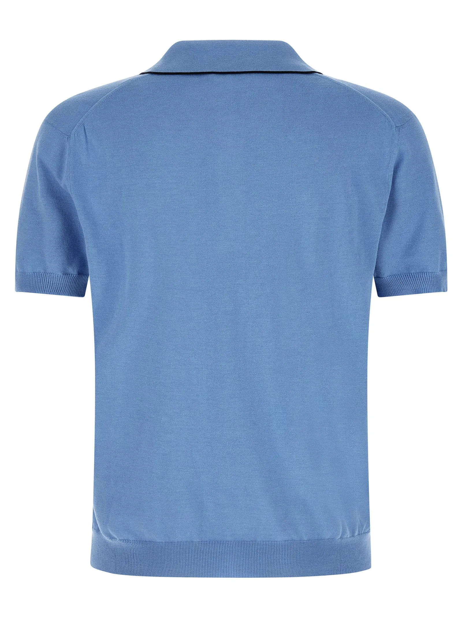 Cotton And Silk Shirt Polo Light Blue sold by Wanan Luxury product image thumbnail 2
