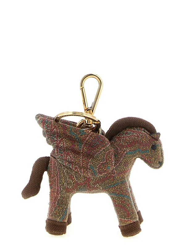Pegaso Keyring Brown made by Etro