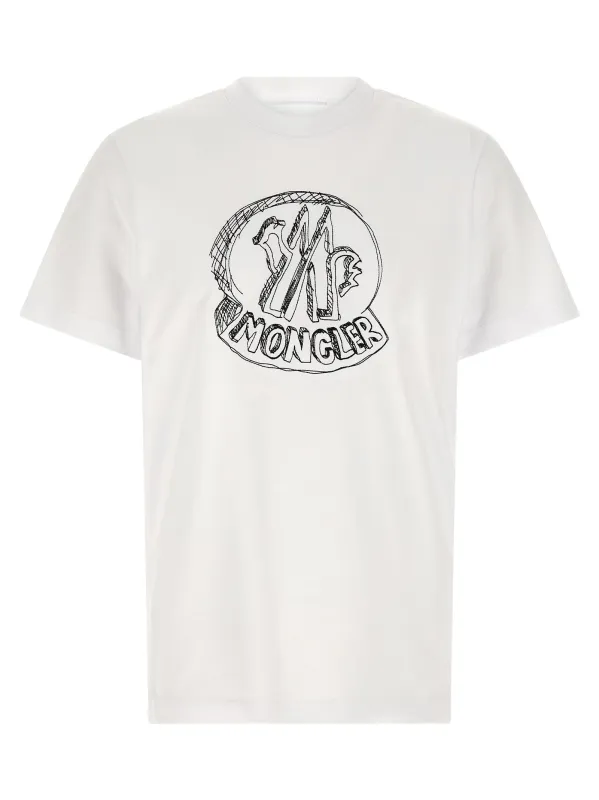 Embroidery T-Shirt White sold by Wanan Luxury