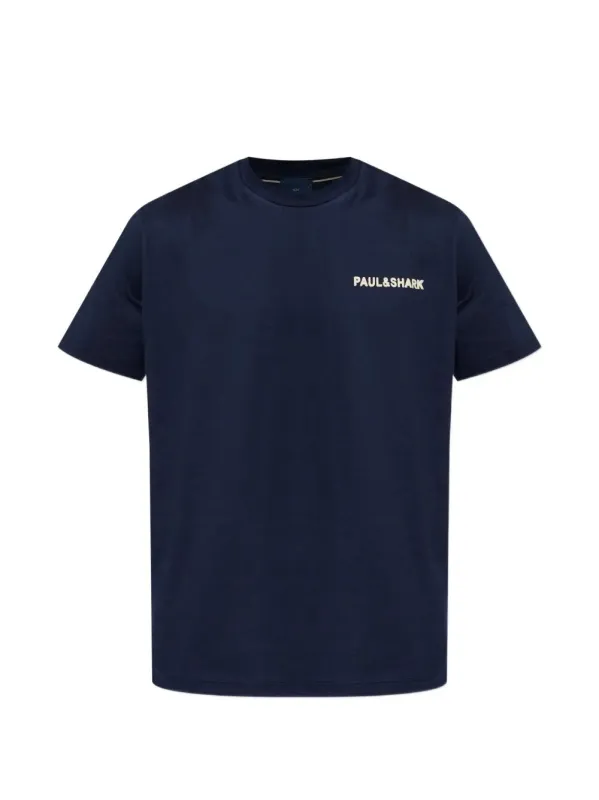 Logo T-Shirt In Cotton made by Paul & Shark