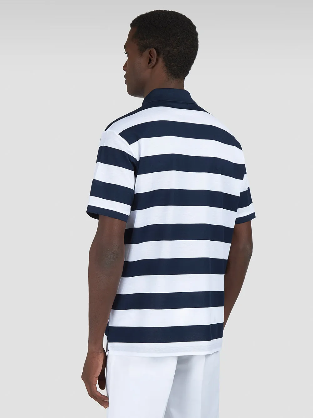 Double PiquÉ Cotton Polo sold by Wanan Luxury product image thumbnail 3