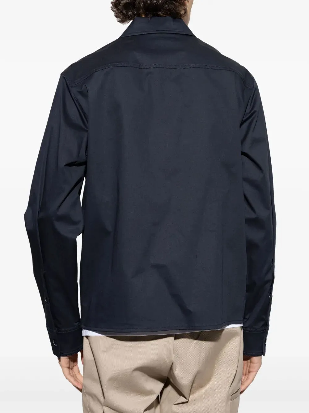 Cotton Blend Gabardine Shirt Jacket sold by Wanan Luxury product image thumbnail 5